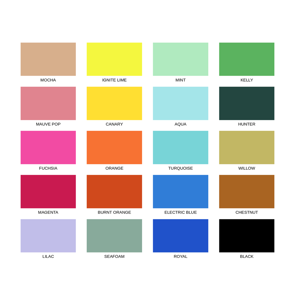 Cinch Knit - Carta de colores