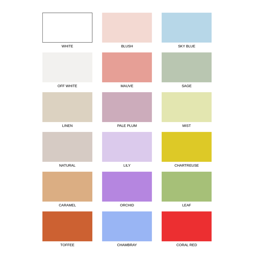 Nomad Slub - Carta de colores 1