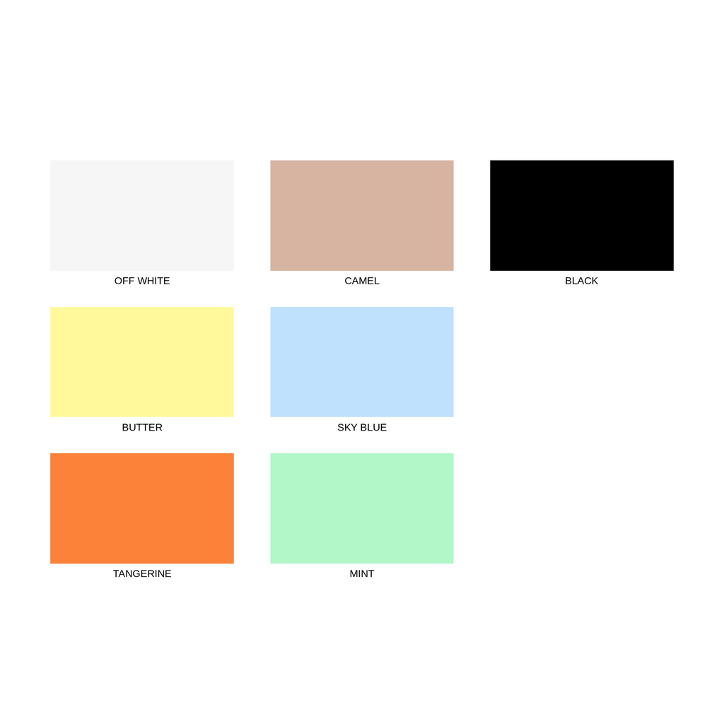 Zephyr Plaid - Carta de colores