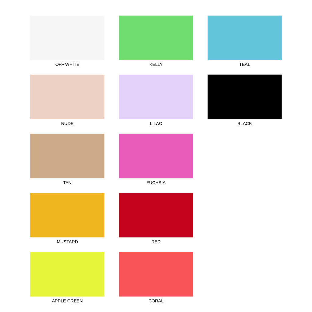 Cobble Smock - Carta de colores