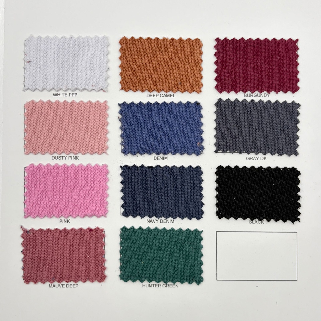 Pure Cotton Fleece - Carta de colores