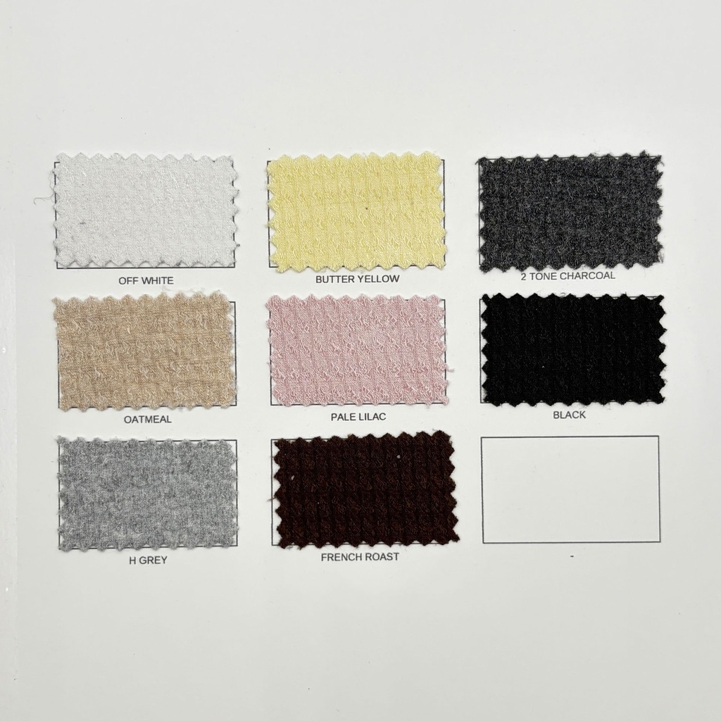 Quilt Pebble Rib - Carta de colores