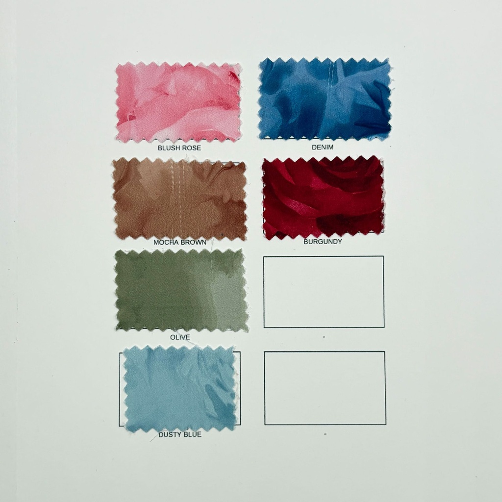 Rose Satin - Carta de colores