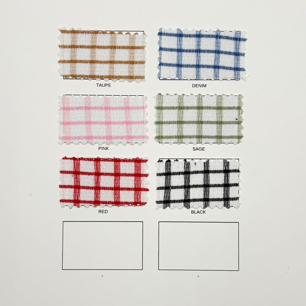 Seersucker Check - Carta de colores