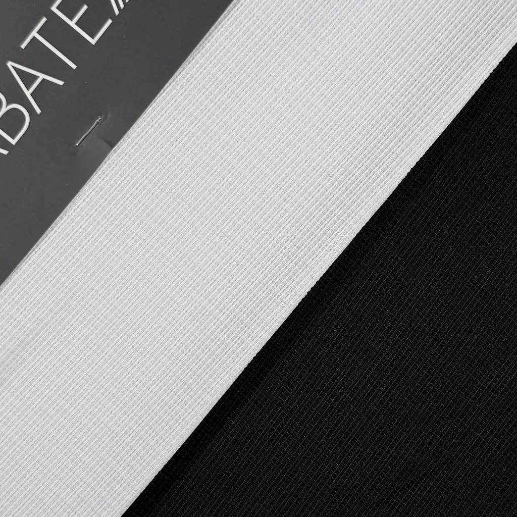 Linen Textured Tricot (Black)