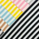 Cotton Spandex Stripes