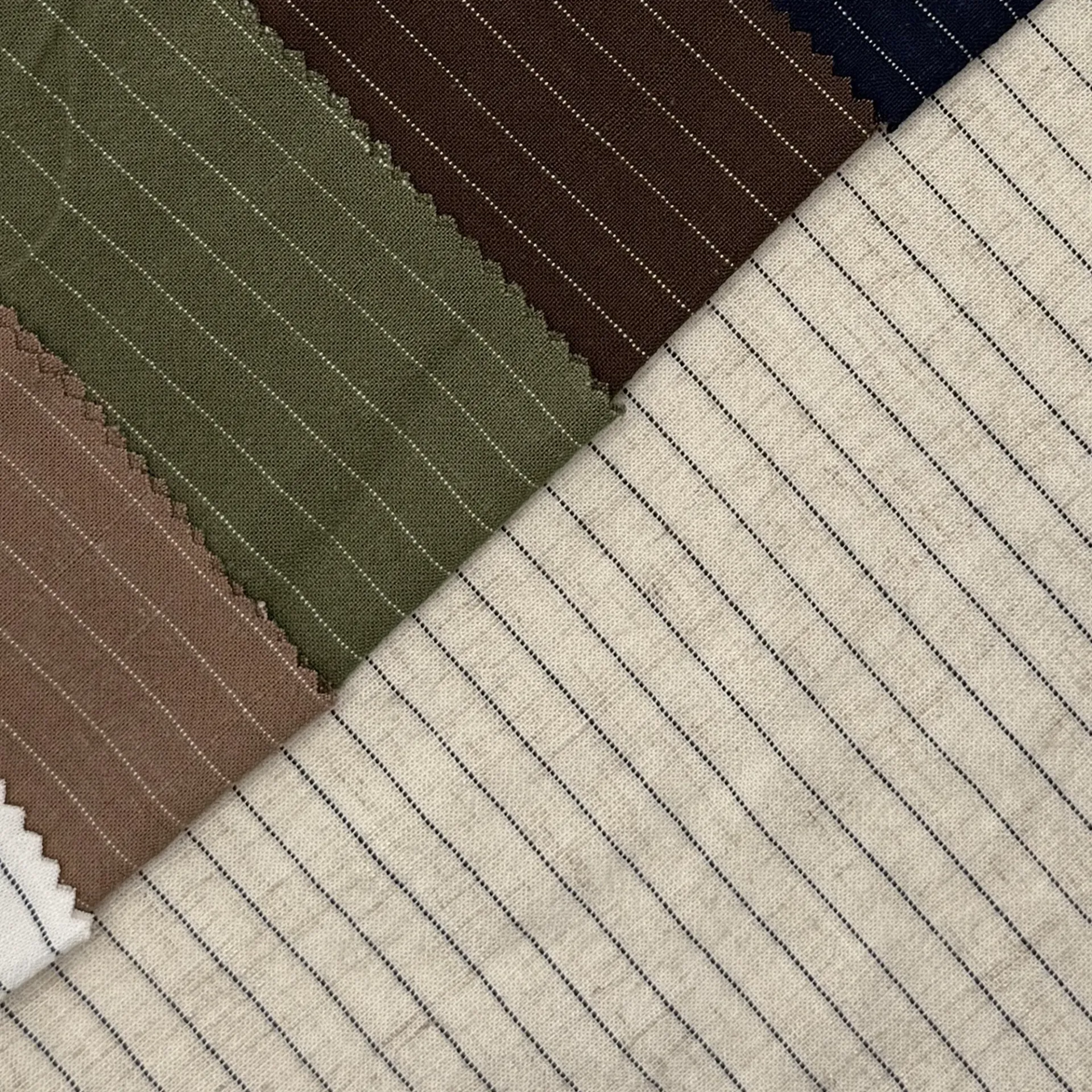 Linen Fine Stripe
