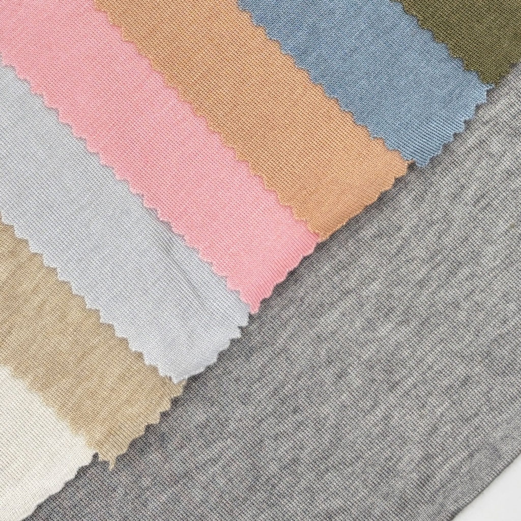 Modal Wool Jersey (Light Denim)