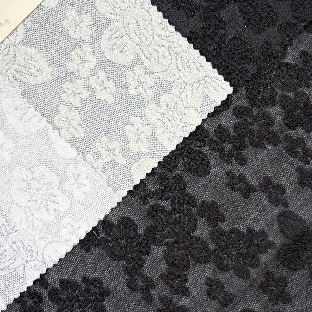 Blossom Jacquard (Black)