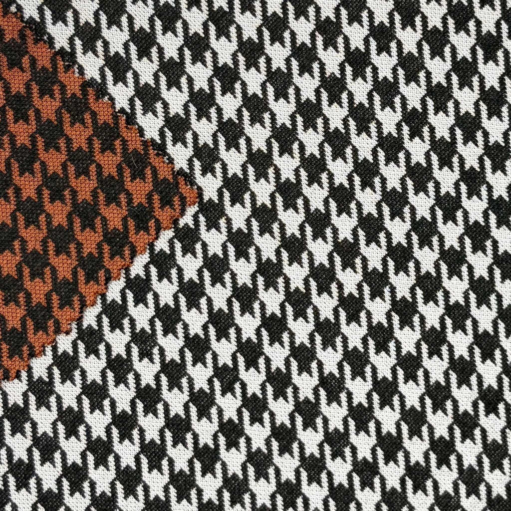 Houndstooth Jacquard Knit